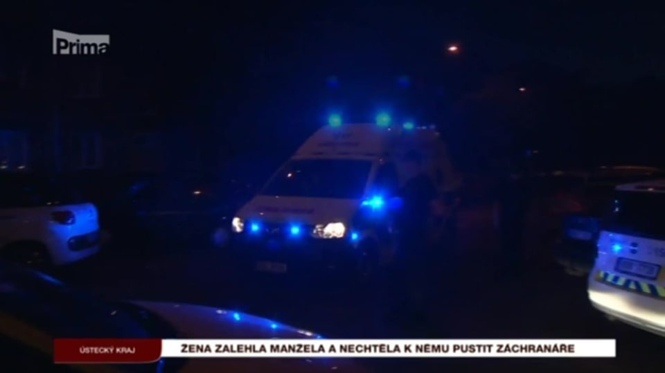 6. 8. 2017 KRIMI: Žena zalehla manžela a nechtěla k němu pustit záhranáře
